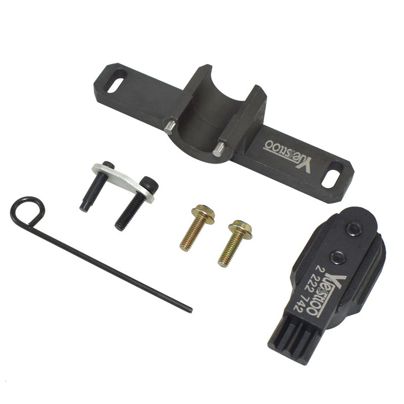 Yuesstloo 2801 Flywheel Holder Flex Plate Lock Tool  7676 Oil Seal Repair Kit with Balance Shaft  Oil Pump Alignment Tool Set Compatible with BMW N20 N26 Engines