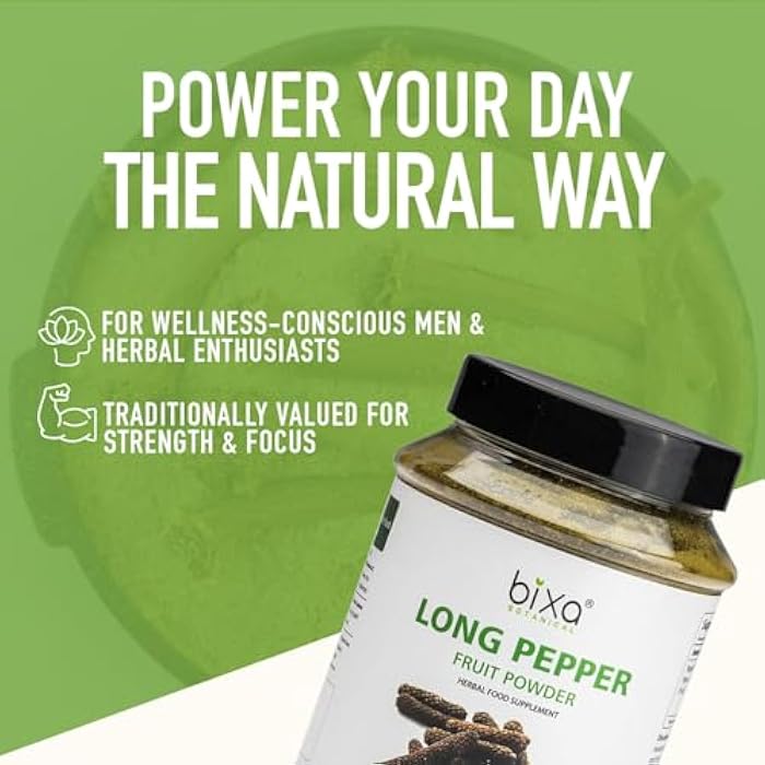 bixa BOTANICAL Long Pepper Powder| Pippali (Piper Longum) | Ayurvedic Supplement & Meat Seasoning | Strong Aroma, Steam Treated, Vegan, Non GMO & 100% Pure | 1 lb / 16oz - Image 4
