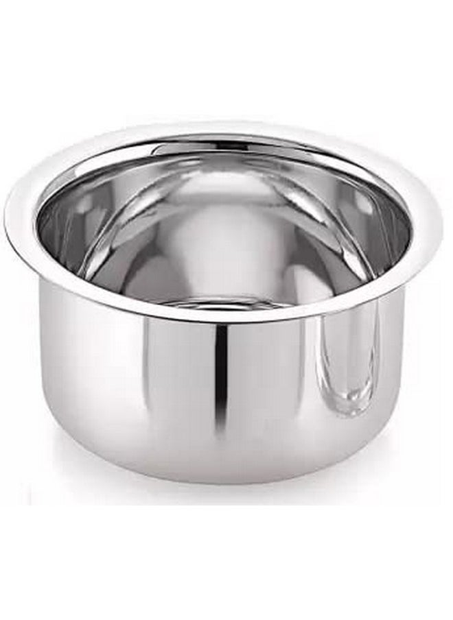 Sonanshi Sonanshi Stainless Steel Round Bottom Patila/Bhagona/Tapeli with LID (15 Litre)  - Image 1