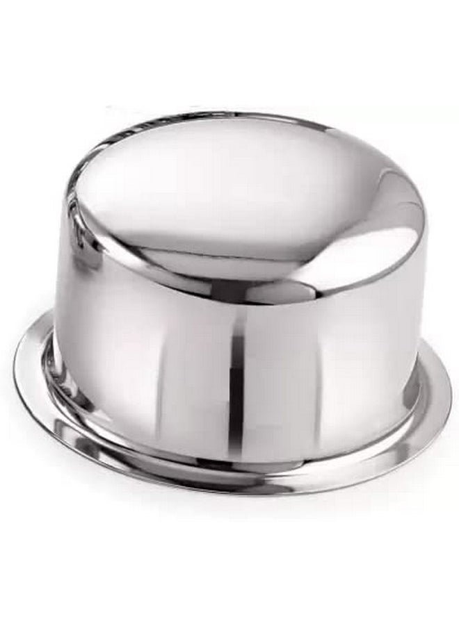 Sonanshi Sonanshi Stainless Steel Round Bottom Patila/Bhagona/Tapeli with LID (15 Litre)  - Image 2