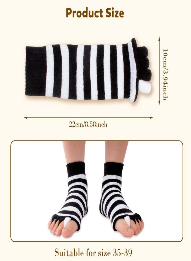 TecoKart® Foot Alignment Socks 5 Toe seprator for Women & Men - 5 Toe Separator Socks for Foot Pain Relief, Bunion Correction, and Thumb Eversion Prevention, Ideal for foot alignment - Image 2