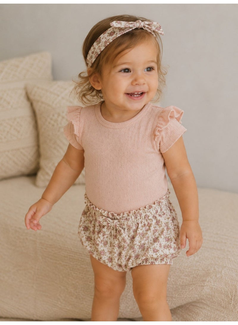 Dirkje 2 pce babysuit + headband - Image 1