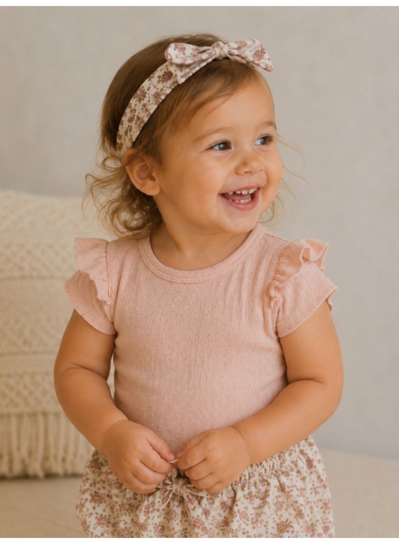 Dirkje 2 pce babysuit + headband - Image 4