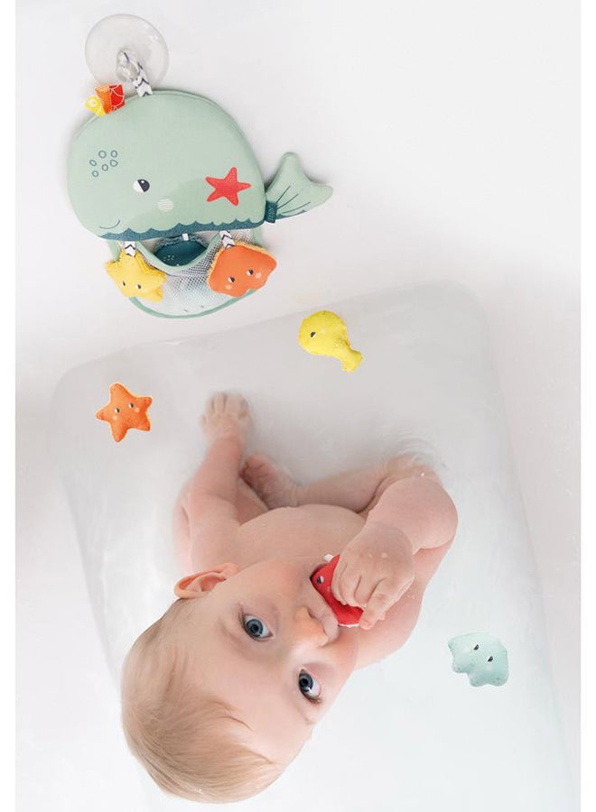 A Thousand & One Cuddles Cuddles - Baby Bath Toy Organizer With Suction Cup And Interactive Toys - Image 4