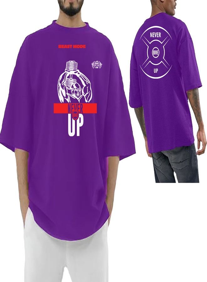 Genérico Men's Oversize T-shirt - No Pain No Gain Printed for exercise, gym and bodybuilding 9  - Image 1