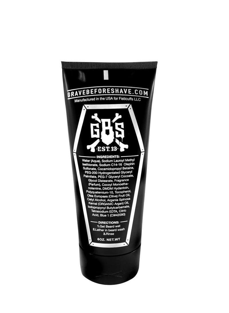GRAVE BEFORE SHAVE GRAVE BEFORE SHAVE™ BEARD WASH SHAMPOO 6oz. Tube - Image 2