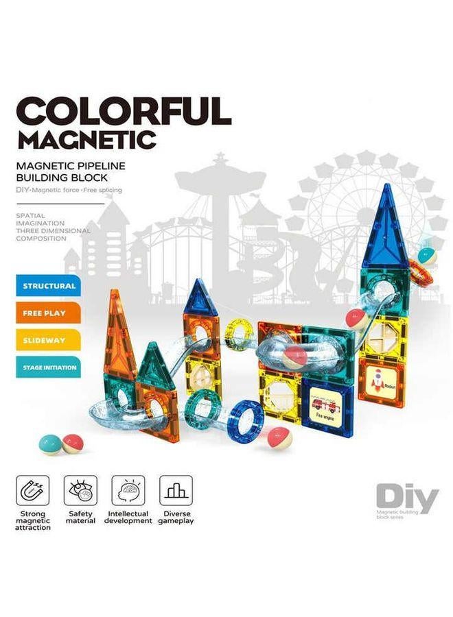 Colorful Magnetic Cubes Set - 42 pieces - Image 1
