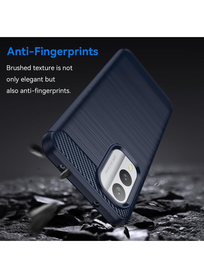 erorex Case For Nokia X30 5G Brushed Texture Carbon Fiber TPU Phone Case - Image 3