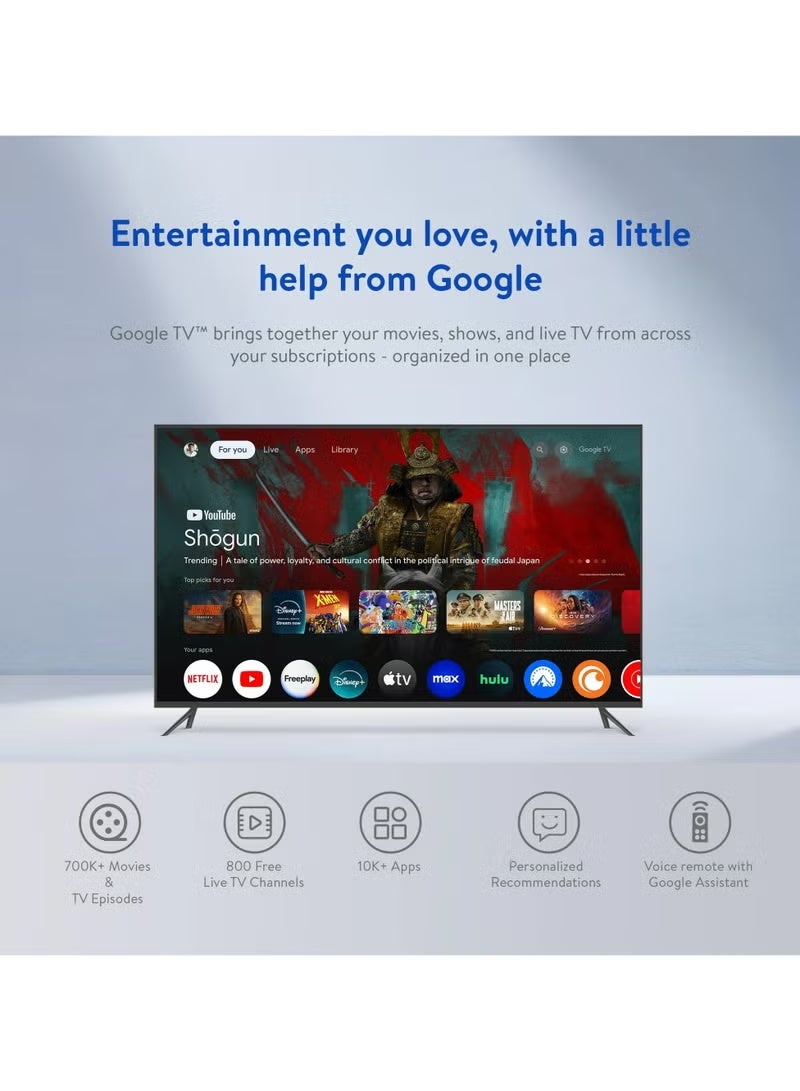 ONN جهاز بث Google TV بدقة 4K مع جهاز تحكم صوتي، Ultra HD Dolby Vision، 2GB RAM، 16GB تخزين، بث ذكي سريع للأفلام والعروض والتطبيقات - Image 5