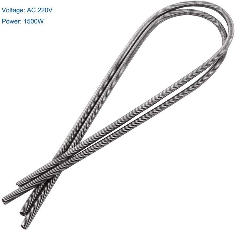 klarako Heater Wire Heater Coil Kit Resistant 2Pcs AC 220V 1500W Kiln Furnace Heating Element Coils High Resistance Wir - Image 5