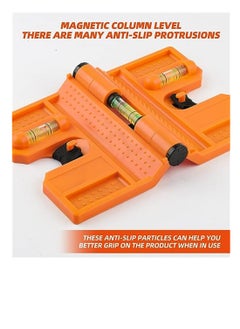 SYOSI Magnetic Post Level, Folding Magnetic Post Level with Elastic Loop, Foldable Spirit Level Square for Hands-free Work, 1 Pcs  - Image 4