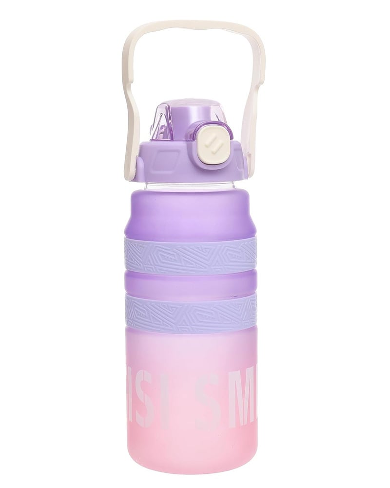 AG-2 27-10 Acrylic Water Bottle 800ml, with Handle & Phone Holder for Easy Viewing - Multi Colour