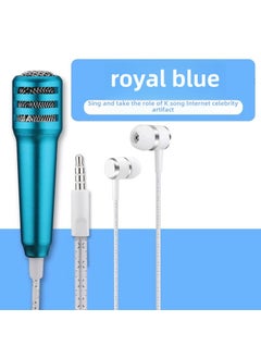 Wholesale K-Song Live Broadcast Headset for Huawei Apple Android Blue