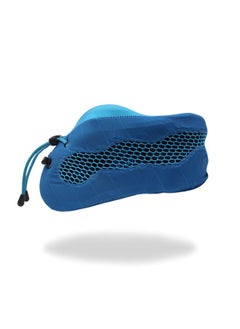 Cabeau Evolution Cool 2.0 Travel Pillow, Air Circulating Head and Neck Memory Foam Cooling Travel Pillow - Blue  - Image 2
