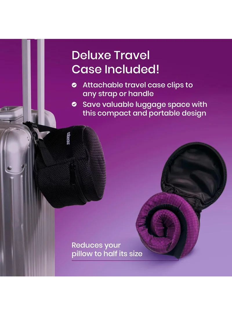 Cabeau Evolution Cool 2.0 Travel Pillow, Air Circulating Head and Neck Memory Foam Cooling Travel Pillow - Blue