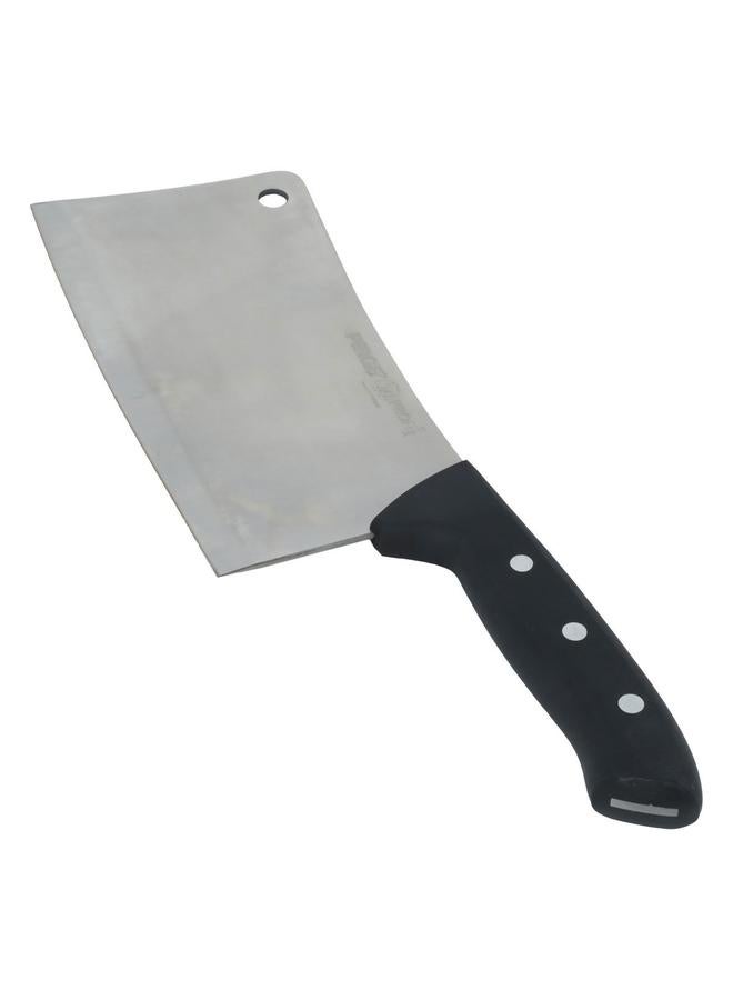 Alsaif Steel Cleaver 19 Cm With Wooden Handle Black - Image 2