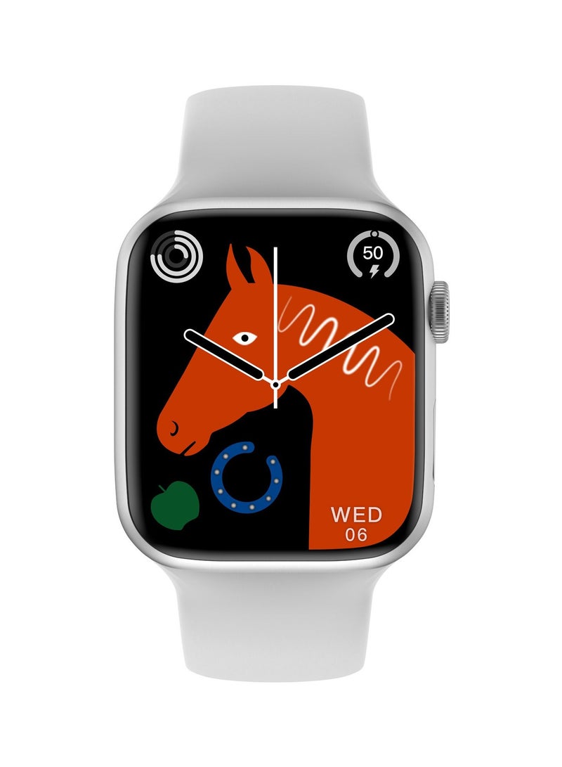 Levore Built-In Stereo Speaker Heart Rate Detection Blood Pressure Test Sleep Monitoring Silver - Image 1