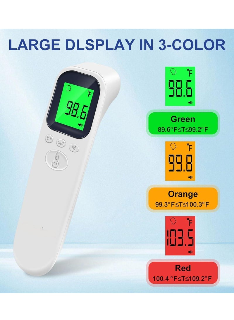Infrared Digital Non-Contact Forehead Thermometer For Adults And Kids, 3-Color Heating Alarm, 2-In-1 Forehead And Object Mode - Image 5