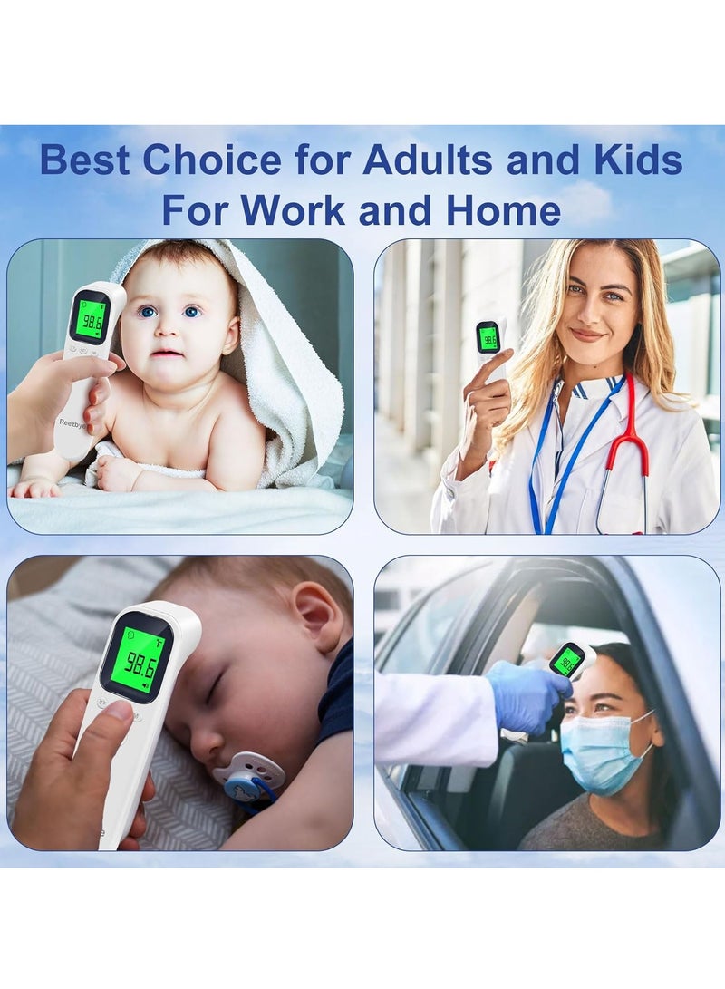 Infrared Digital Non-Contact Forehead Thermometer For Adults And Kids, 3-Color Heating Alarm, 2-In-1 Forehead And Object Mode - Image 2