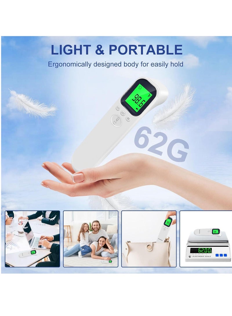 Infrared Digital Non-Contact Forehead Thermometer For Adults And Kids, 3-Color Heating Alarm, 2-In-1 Forehead And Object Mode - Image 3