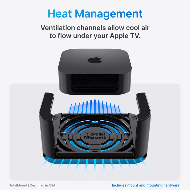 TotalMount for Apple TV â€“ Mount Compatible with All Apple TVs - Image 4