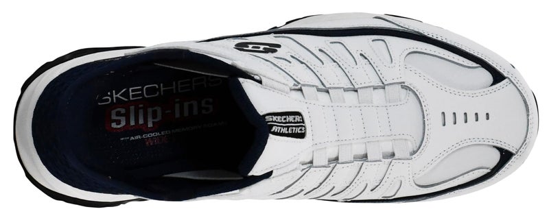 SKECHERS حذاء سكيشرز للرجال بعد الاحتراق M. Fit Grill Captain سهل الارتداء أبيض/أزرق Navy - Image 5