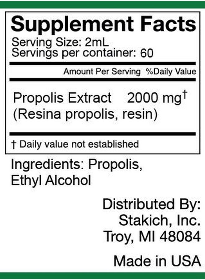 Stakich Propolis Extract 4 Ounce 75% - Image 2