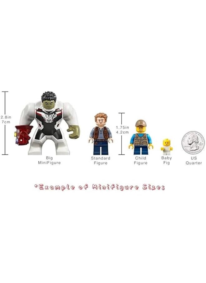 Arabest City Town Minifigure - Boy in Blue Ice Cream Suit (with Ice Cream Cone and Spoon) Very Cute  - Image 4