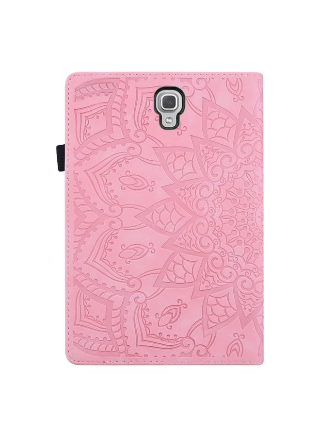 Zaboon Case For Galaxy Tab A 10.5 T590 / T595 Calf Pattern Double Folding Design Embossed Leather Case with Holder & Card Slots & Pen Slot & Elastic Band - Image 3