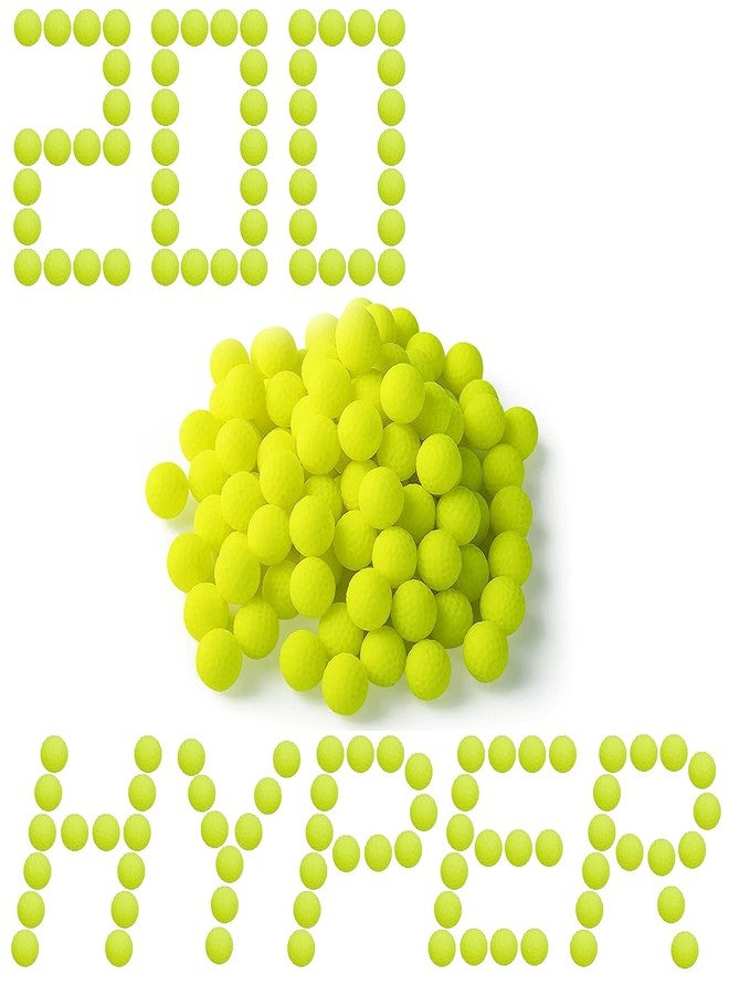 YTSWELE 200 Rounds Refill Balls Ammo for Nerf Hyper Blaster Series Stock Up Hyper Games - Image 2