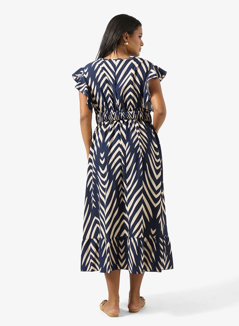 Ella Plus Montone Print Dress - Image 2