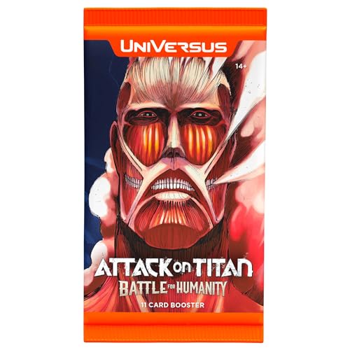 UniVersus Attack on Titan Battle for Humanity Booster Display Contains 24 Booster Packs 11 Cards Each DeckBuilding Collectible Card Game - Image 5
