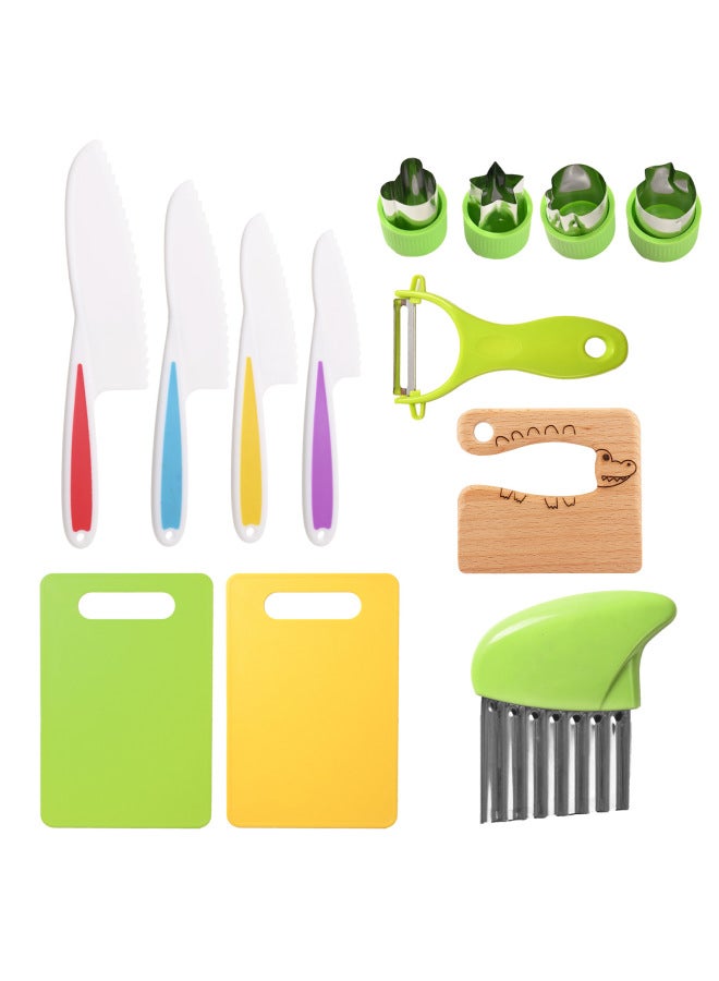 Children's Fruit Knife Set Kindergarten Early Education Special Toy Plastic Does Not Hurt Hands Baby Knife Safety Combination