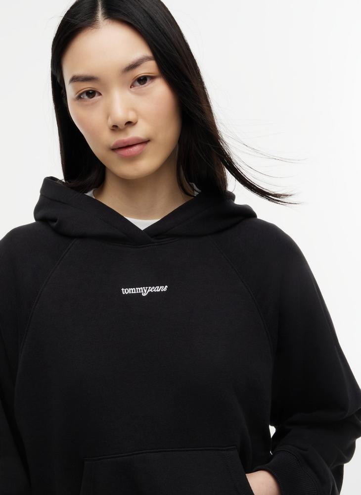 TOMMY JEANS Logo Raglan Sleeve Terry Hoody - Image 3