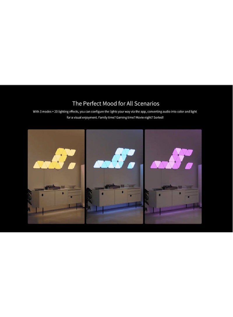Yeelight Yeelight Smart LED Light Panels Expansion Pack-3 Panels White (90010)  - Image 4