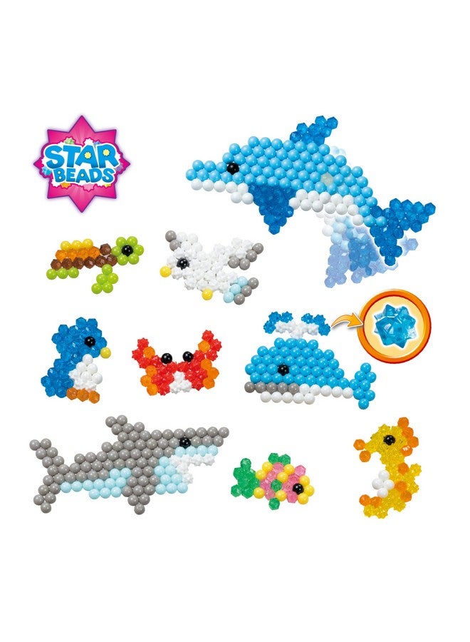 AquaBeads Arts & Crafts Ocean Life Theme Refill with Beads and Templates, Small - Image 2