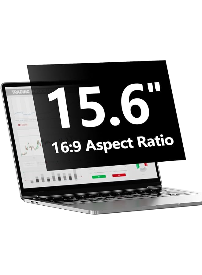 erorex Laptop Privacy Screen Filter 15.6Inch For 16 9 Aspect Ratio  - Image 1