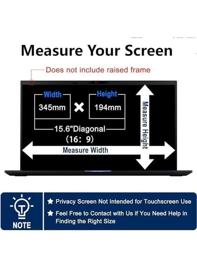 erorex Laptop Privacy Screen Filter 15.6Inch For 16 9 Aspect Ratio  - Image 2