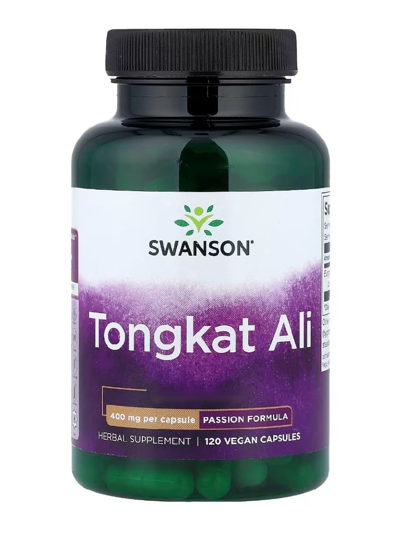 SWANSON Tongkat Ali 400 mg 120 Vegan Capsules - Image 1