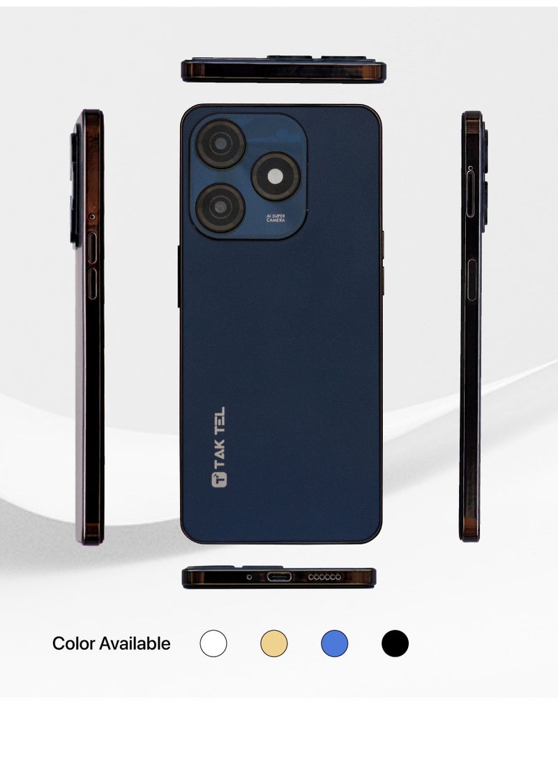 تا كتيل هاتف ذكي Taktel Spark 30 Pro يعمل بنظام Android - سعة تخزين 128 جيجابايت، ذاكرة وصول عشوائي 6 جيجابايت + ذاكرة وصول عشوائي افتراضية 6 جيجابايت، كاميرا 16 ميجابكسل، شاشة عالية الدقة 6.6 بوصة، بطارية 5000 مللي أمبير، ثنائي شريحة الاتصال، إصدار الشرق الأوسط (أسود)  - Image 3