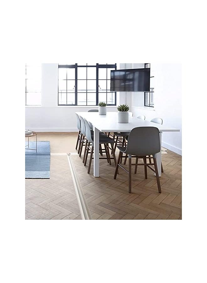 The White Shop Cord Cover X-Protector – Overfloor Cord Protector – Silicone Cord Protector – Ideal Extension Cord Cover to Protect Wires On Floor – Self-Adhesive Power Cable Protector/70mm  - Image 3