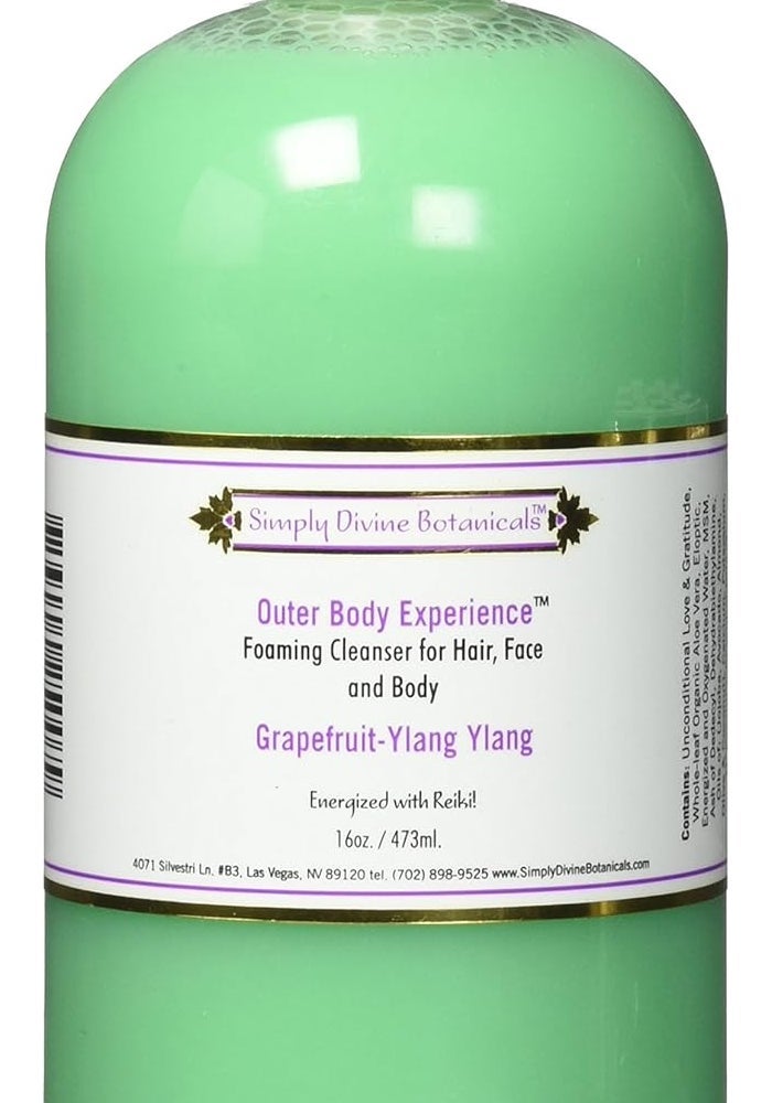 Simply Divine Botanicals Outer Body Experience Grapefruit Ylang Ylang Foaming Cleanser - 16 oz - Image 1