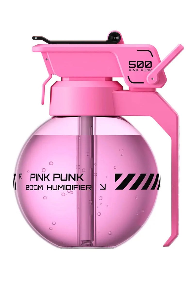 DIGI CORE Humidifiers For Bedroom 500ML, Car Diffuser 3W Power, Up To 8H Working Time, 1100mAh Battery, Dual Mist Modes, Quick Humidification, Air Humidifier Breathing Light, Aroma Diffuser Nano Fine Mist, Essential Oil Diffuser Type-C Charging Port Diffusers For Home Pink - Image 1