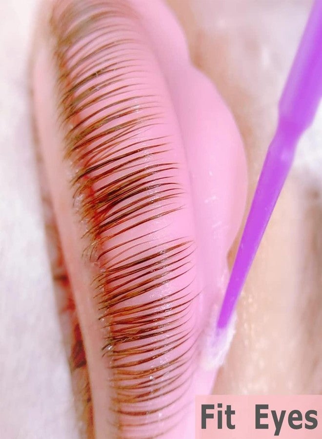 CL CAMILLASH Small Lash Lift Rods - 50 Pieces XS Silicone Pads Eyelash Shields for Perm Curls Kits- DIY Eyelash Lifting Tools For Balm Lifter Roller Non-Sticky Curler - Only Small Size(Transparent) - Image 5