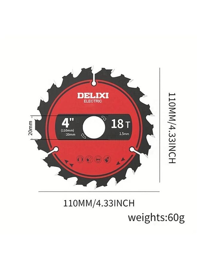 165x20mm 24T Alloy Circular Saw Blade for Wood Plywood Rubber Cutting - Image 3