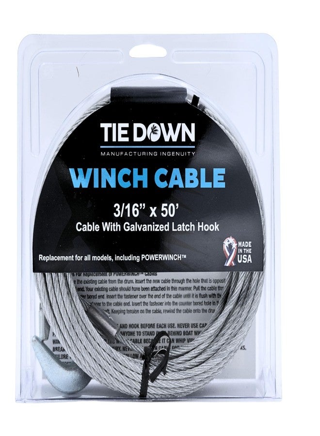 تاي داون كابل ونش Tie Down Engineering 59390، 3/16 بوصة × 50 قدمًا - Image 5