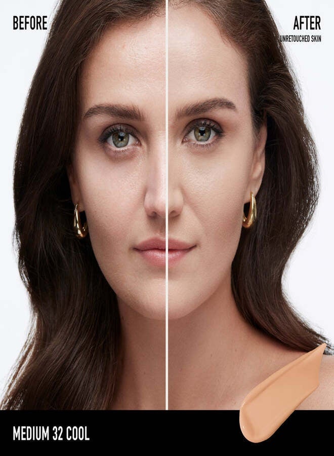 bareMinerals BAREPRO 24HR Matte Liquid Foundation SPF 20 – Med. 32 Cool | Full-Coverage Long-Wear Matte Foundation – 30 ml - Image 2