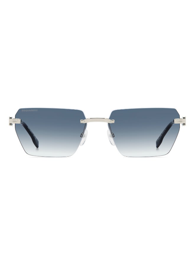 DSQUARED2 D2 0102/S Sunglasses Multicolour Rectangular - Image 3