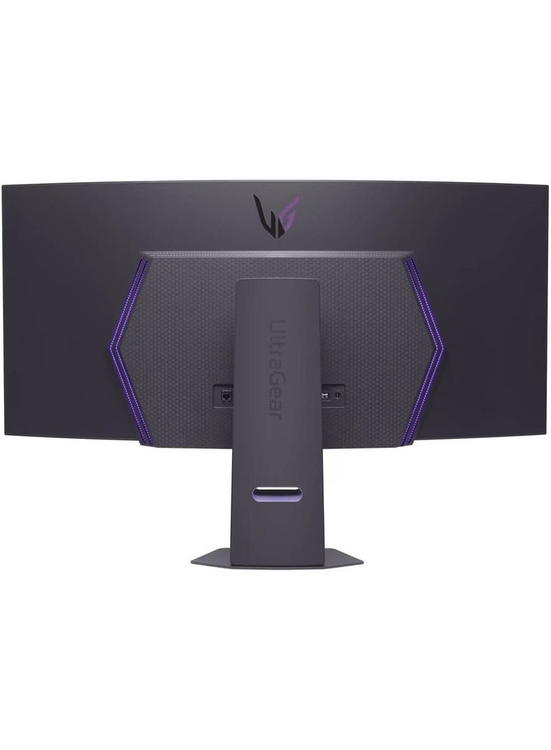 LG 45 inch UltraGear GX9 Curved OLED Gaming Monitor WQHD (3440x1440) 800R Display, 240Hz Refresh Rate, 0.03ms (GtG) Response Time, AMD FreeSync Premium, VESA AdaptiveSync, HDR10, DCI-P3 98.5% 45GX90SA-B.AMA Black - Image 4