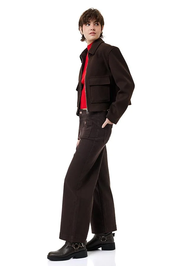 Koton High Waist Culotte Jeans